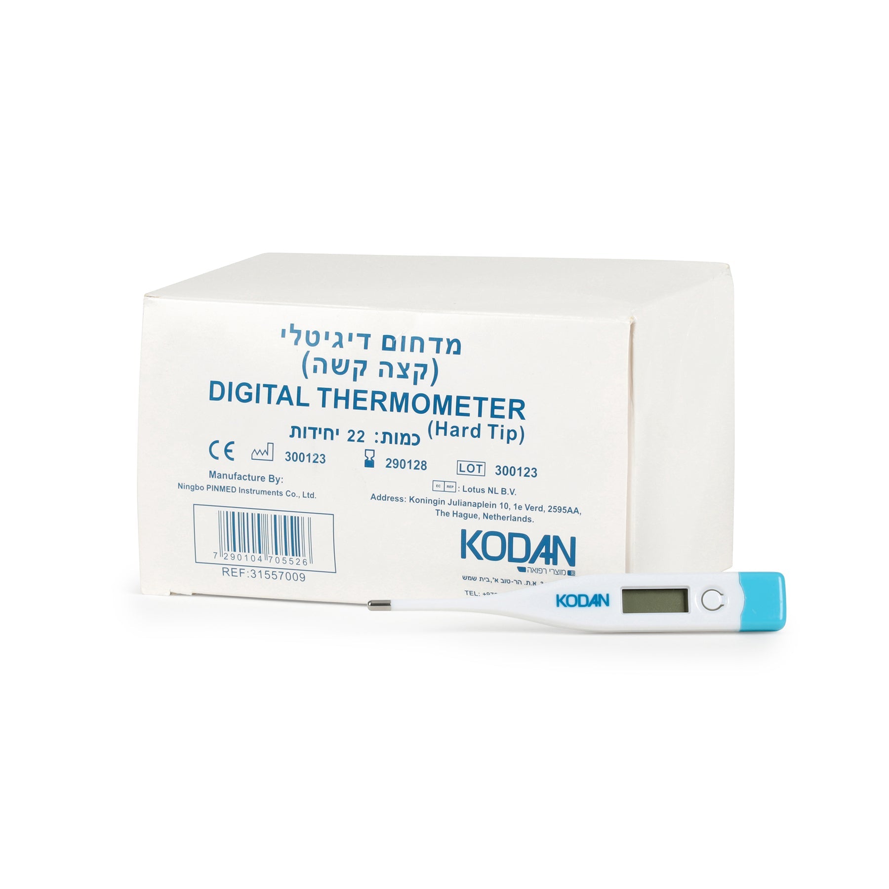 מד חום דיגיטלי - קצה קשיח