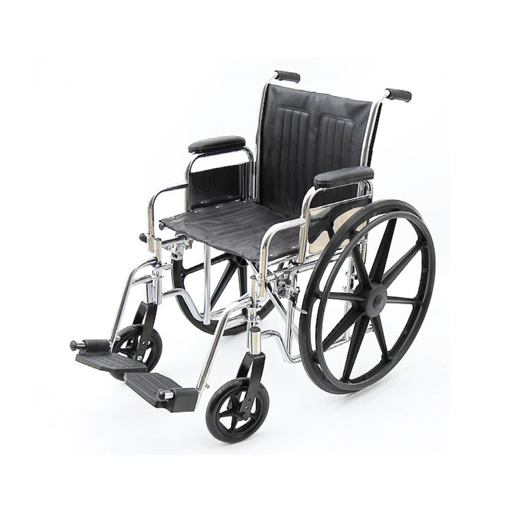 כיסא גלגלים ידיות ורגליות פריקות, רוחב 45. תוצרת ארה"ב.