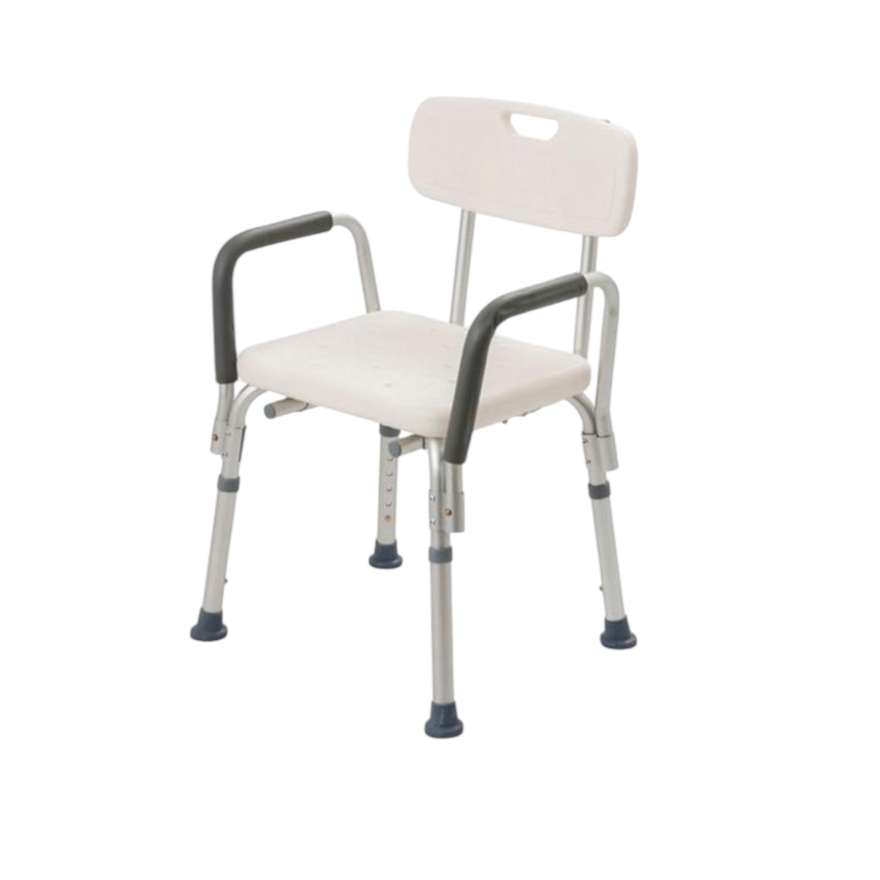 כיסא רחצה טלסקופי עם ידיות