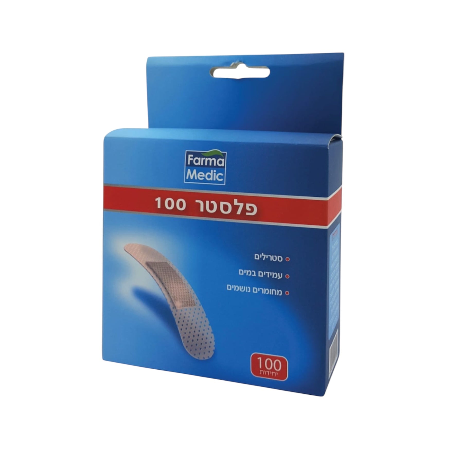 פלסטרים FARMA MEDIC 100 יח' בחבילה