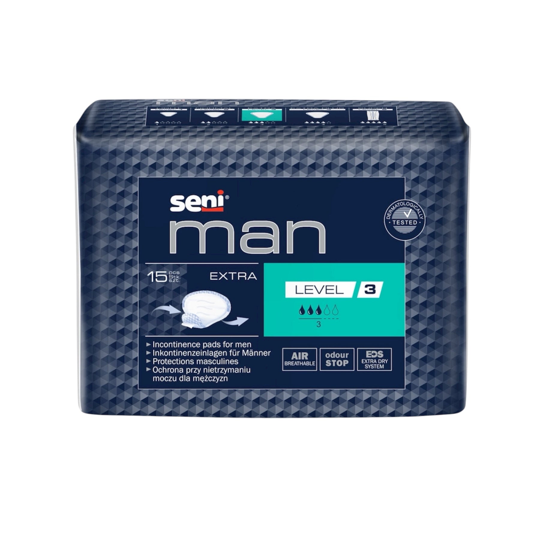 תחבושות סאני לגבר אקסטרה, 15 יח' בחבילה